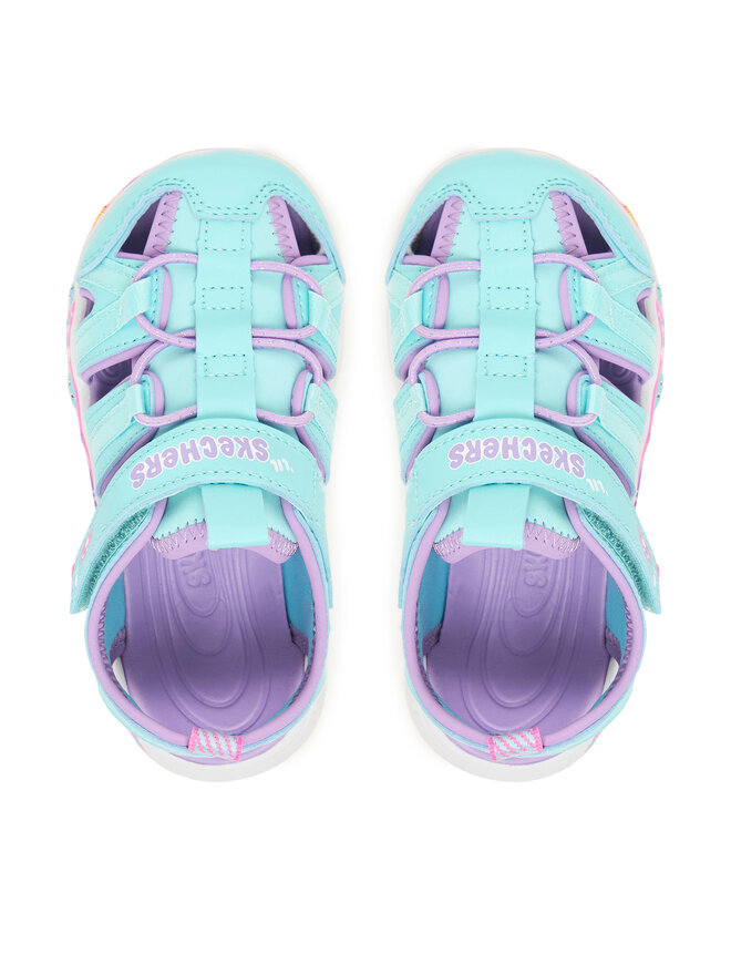 Skechers Босоніжки Skechers Play Scene Splash - Cute Crew 303162N/TQLV Голубий