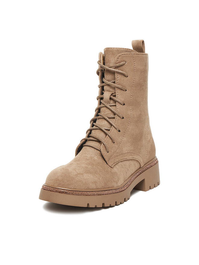 DeeZee Botines planos DeeZee 8665 Beis