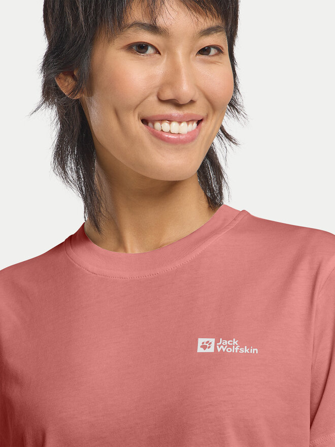 Jack Wolfskin Jack Wolfskin Camiseta Essential 1808352 Rosa Regular Fit