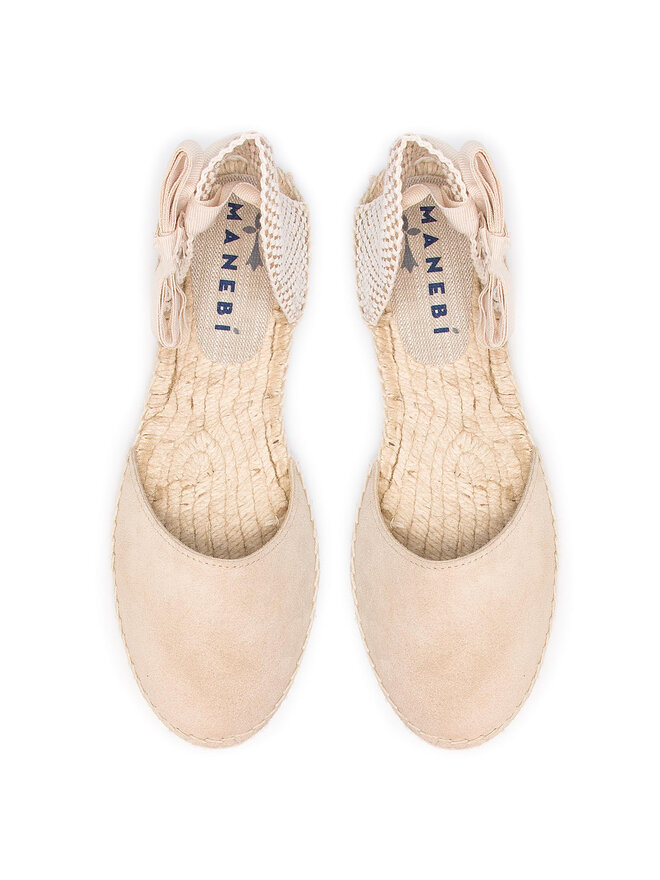 Manebi Espadrile Manebi Flat Valenciana K 1.1 P0 Bež