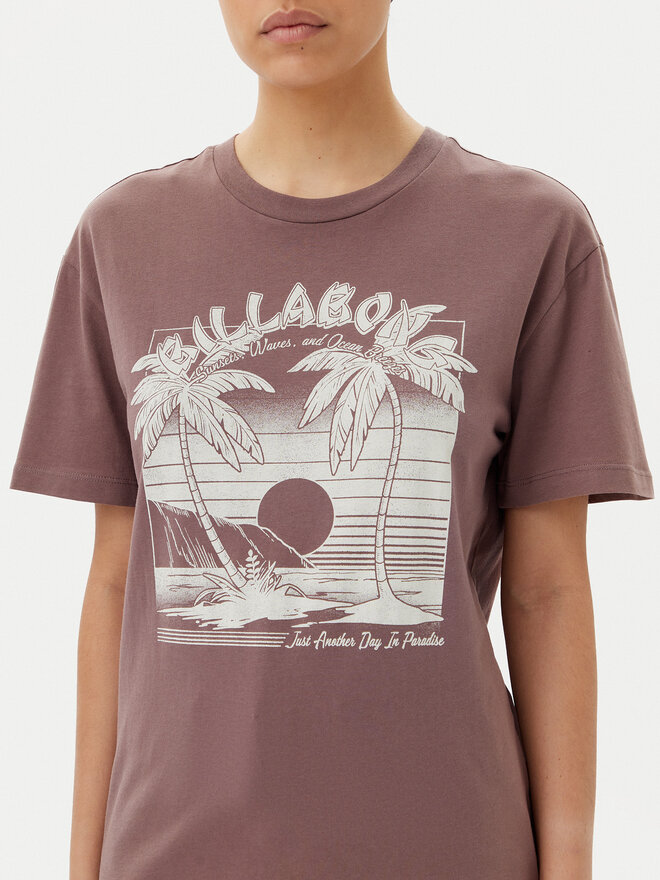 Billabong Billabong Majica Sweet Escape EBJZT00419 Rjava Relaxed Fit