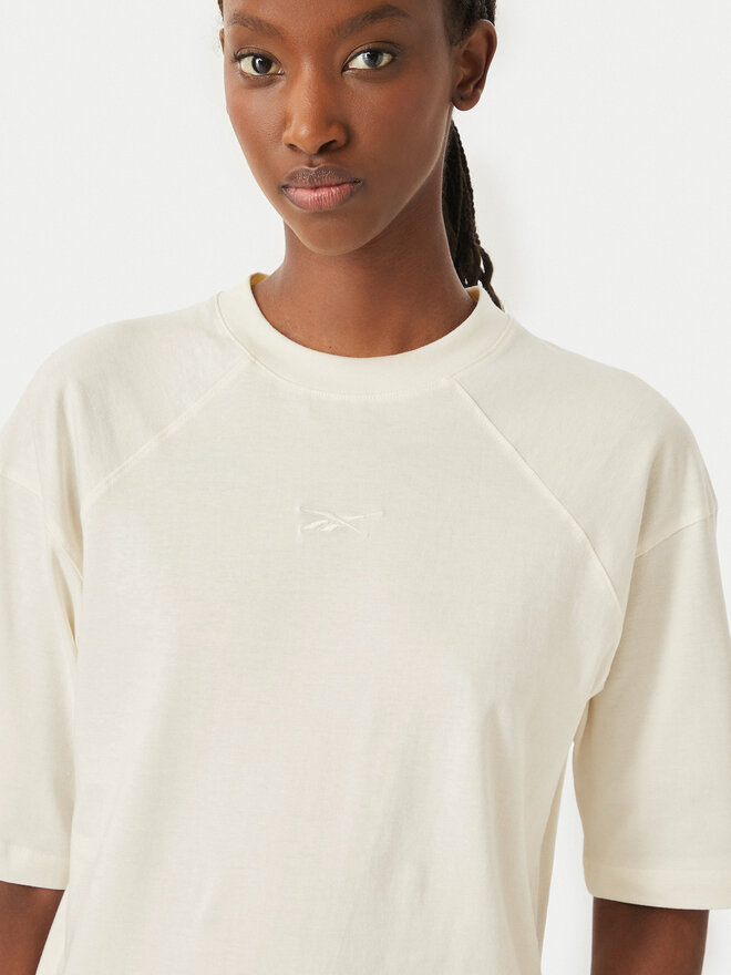 Reebok Reebok T-Shirt Reebok X Ewa Chodakowska Mila RK25977CCW Creme Regular Fit