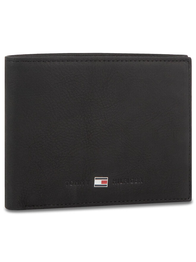 Tommy Hilfiger Velká pánská peněženka Tommy Hilfiger Johnson Cc And Coin Pocket AM0AM82565/AM0AM00659 Černá