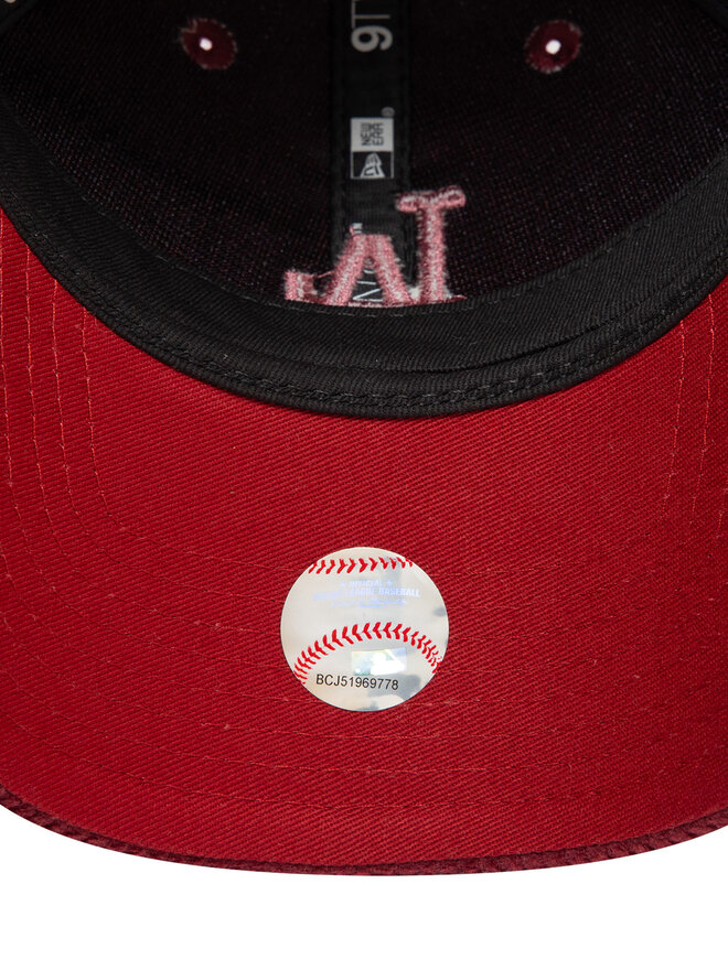 New Era Gorra con visera New Era Los Angeles Dodgers Cord 9Twenty 60595359 Guinda/burdeos