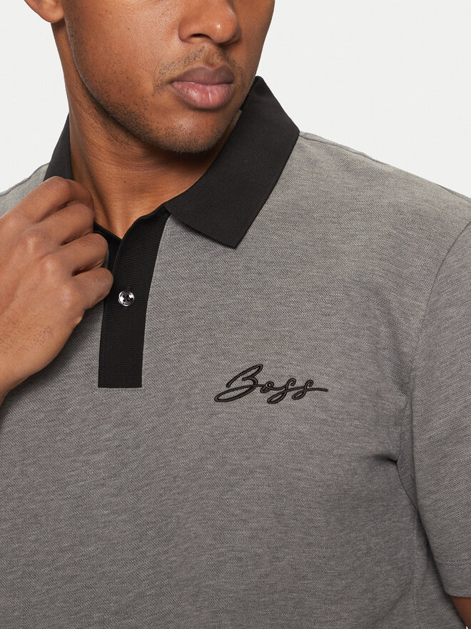 BOSS BOSS Poloshirt C-Parris 104 50531402 Grau Regular Fit