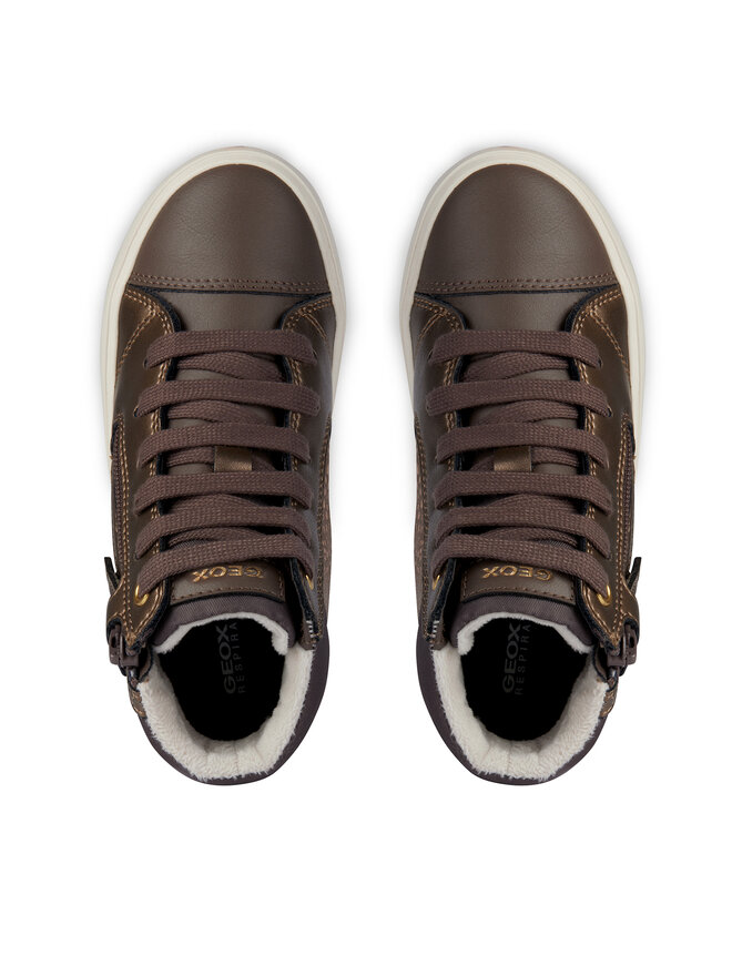 Geox Tenisice Geox J Gisli Girl J364NB 0DHAJ C1X2X S Siva