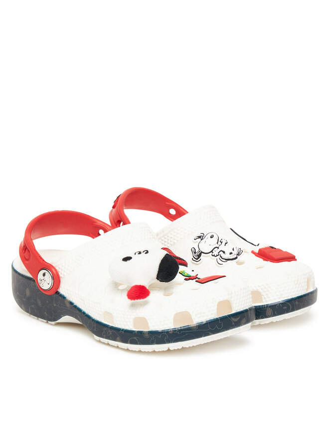 Crocs Natikače Crocs Classic Peanuts 21112 Bijela