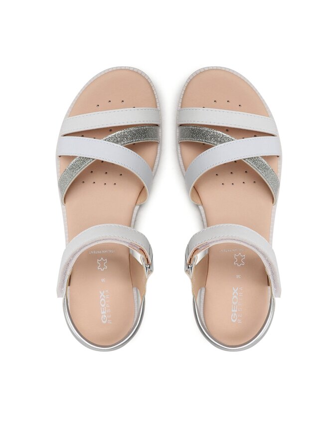 Geox Sandalen Geox J Sandal Karly Girl J5235D00254C1000 D Weiß