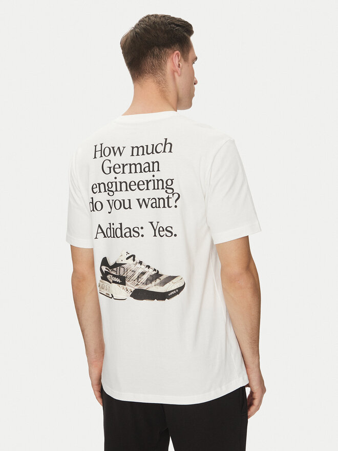 adidas adidas Camiseta German Engineering Graphic JP1527 Blanco Regular Fit
