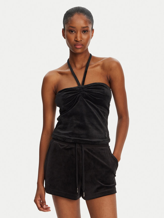 Juicy Couture Juicy Couture Топ JCWCT125325 Чорний Slim Fit