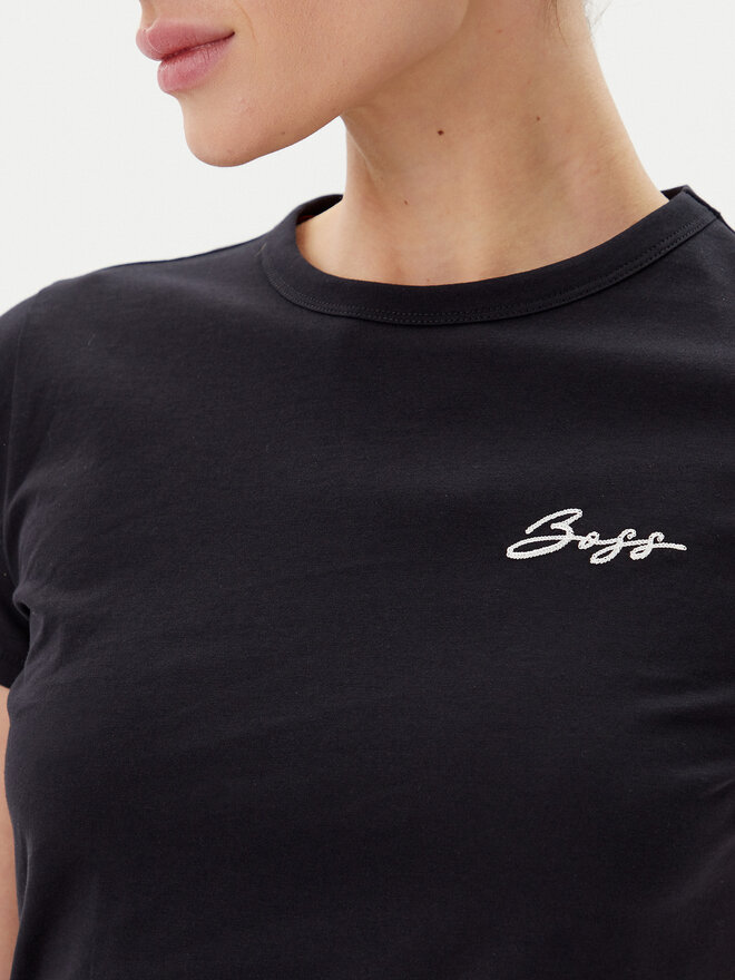 BOSS BOSS T-Shirt C_Elogo_20 50541343 Schwarz Slim Fit