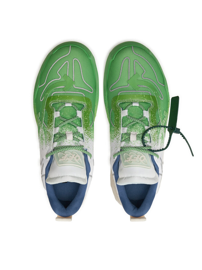 Off-White Sneakersy Off-White OMIA139S22FAB0020155 Zielony