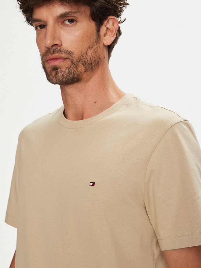 Tommy Hilfiger Tommy Hilfiger T-Shirt Ess Seasonal MW0MW39995 Beige Regular Fit