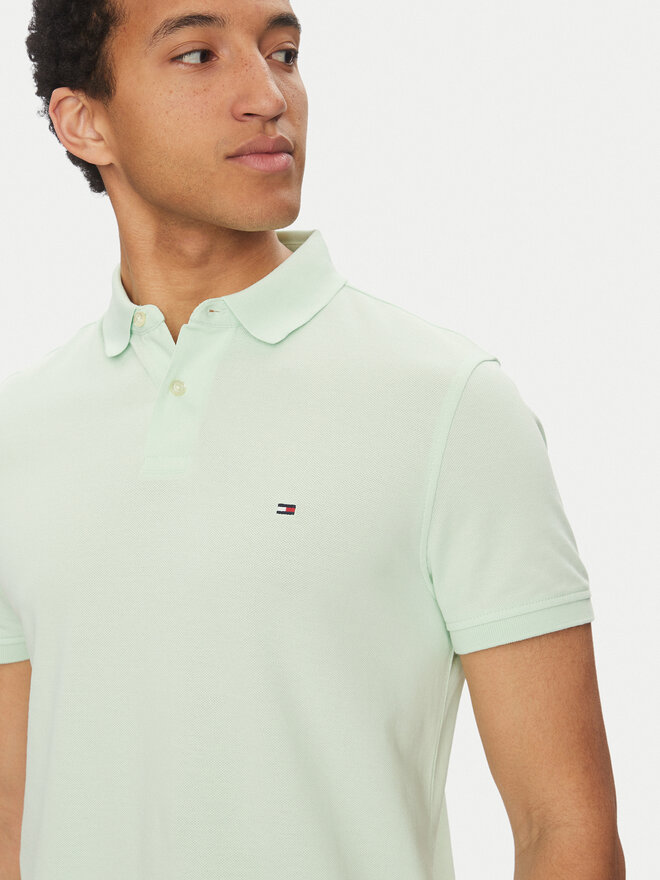 Tommy Hilfiger Tommy Hilfiger Polo marškinėliai 1985 MW0MW17770 Žalia Regular Fit