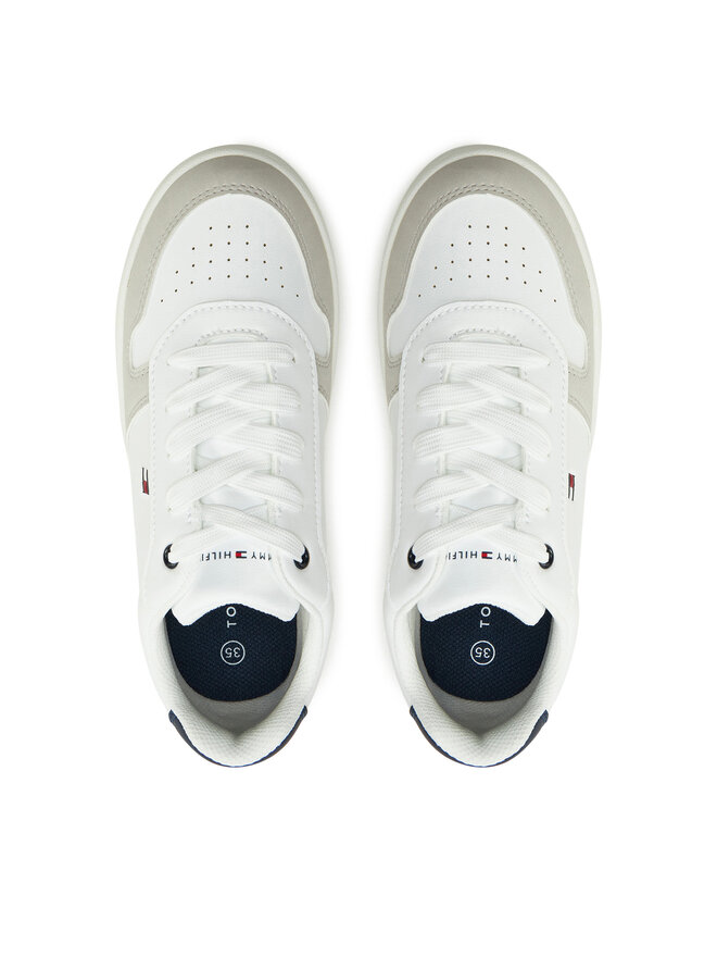 Tommy Hilfiger Снікерcи Tommy Hilfiger Low Cut Lace-Up Sneaker T3X9-33849-1269 S Білий