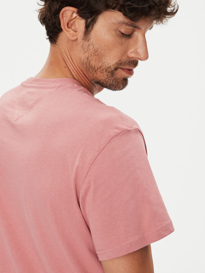 Tommy Jeans Tommy Jeans T-Shirt Linear Chest DM0DM21780 Rosa Slim Fit