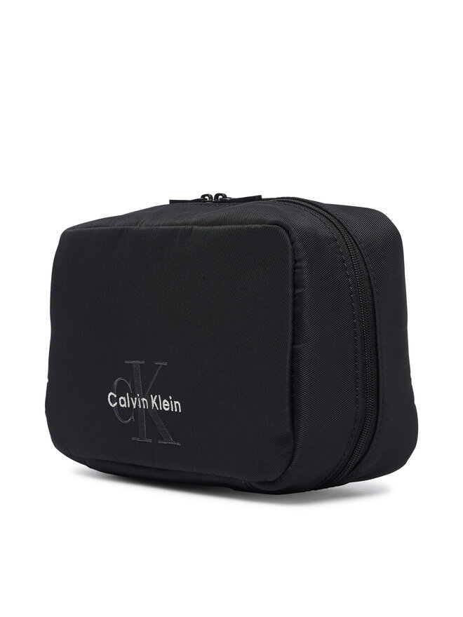 Calvin Klein Kosmetiktasche Calvin Klein Bold Washbafg LV04D1301G Schwarz