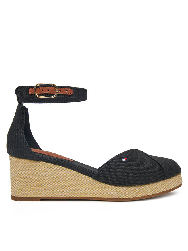 Tommy Hilfiger Espadryle Tommy Hilfiger FW0FW08657 Czarny