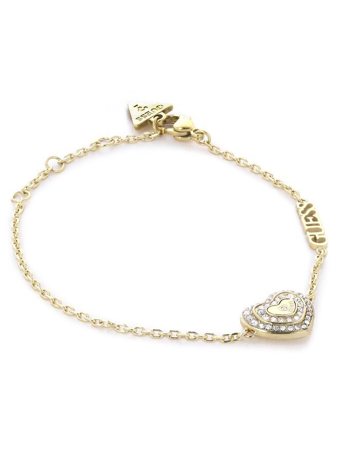 Guess Set náramok a náušnice Guess JUBS04 086JW Zlatá