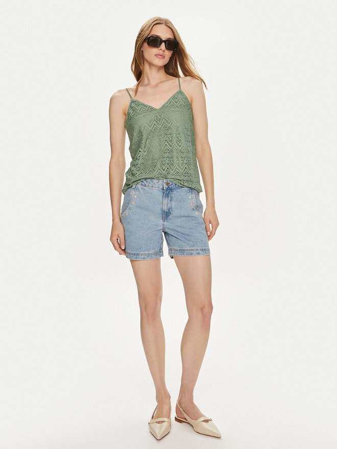 Vero Moda Vero Moda Топ Maya 10304453 Зелений Regular Fit