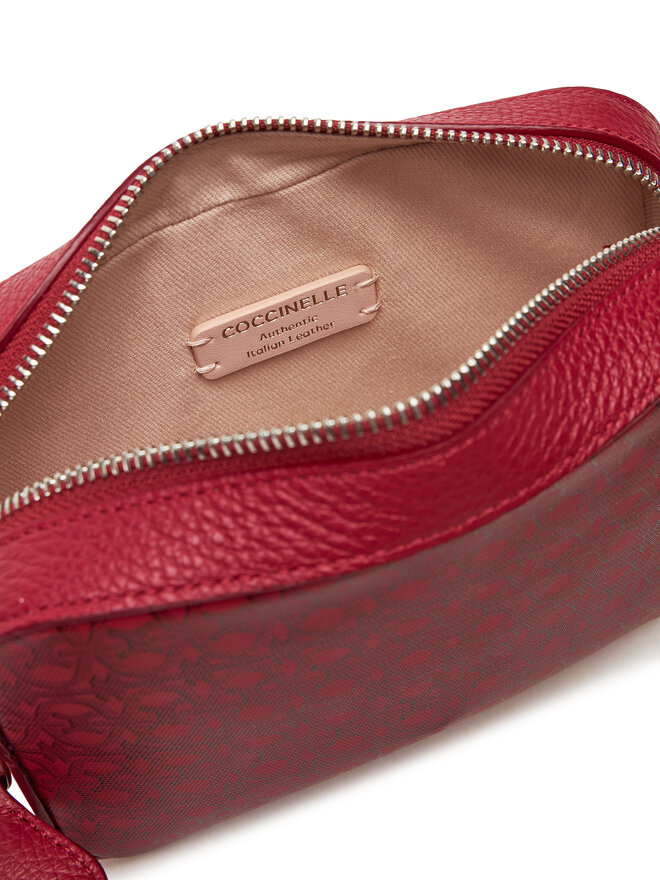 Coccinelle Handtasche Coccinelle E5 SWJ 55 I1 01 Dunkelrot