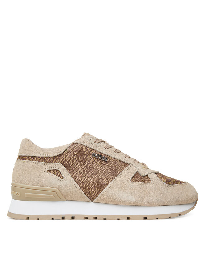 Guess Sneakersy Guess FMTTRE ELL12 Béžová