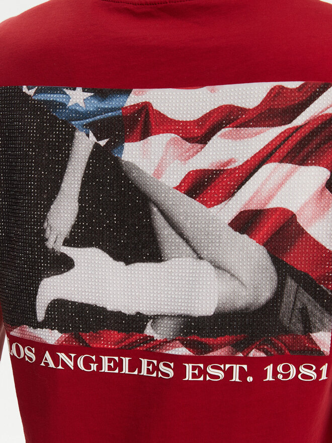 Guess Guess Camiseta W5RI04 I3Z14 Rojo Regular Fit