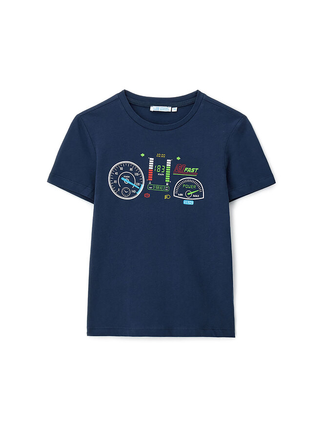Original Marines Original Marines T-Shirt DFP2249CM Dunkelblau Regular Fit