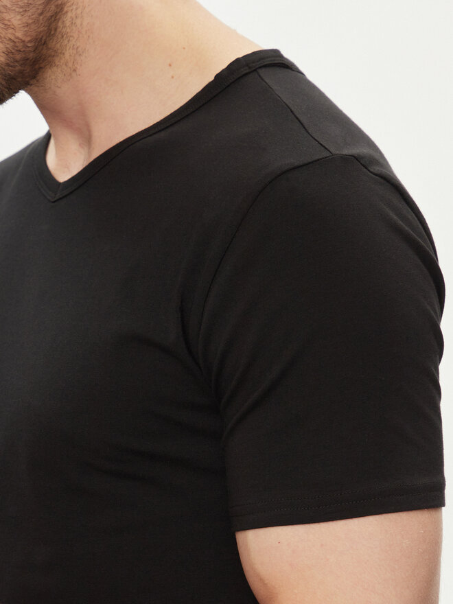 Tommy Hilfiger Tommy Hilfiger Σετ 3 T-Shirts UM0UM03137 Μαύρο Regular Fit