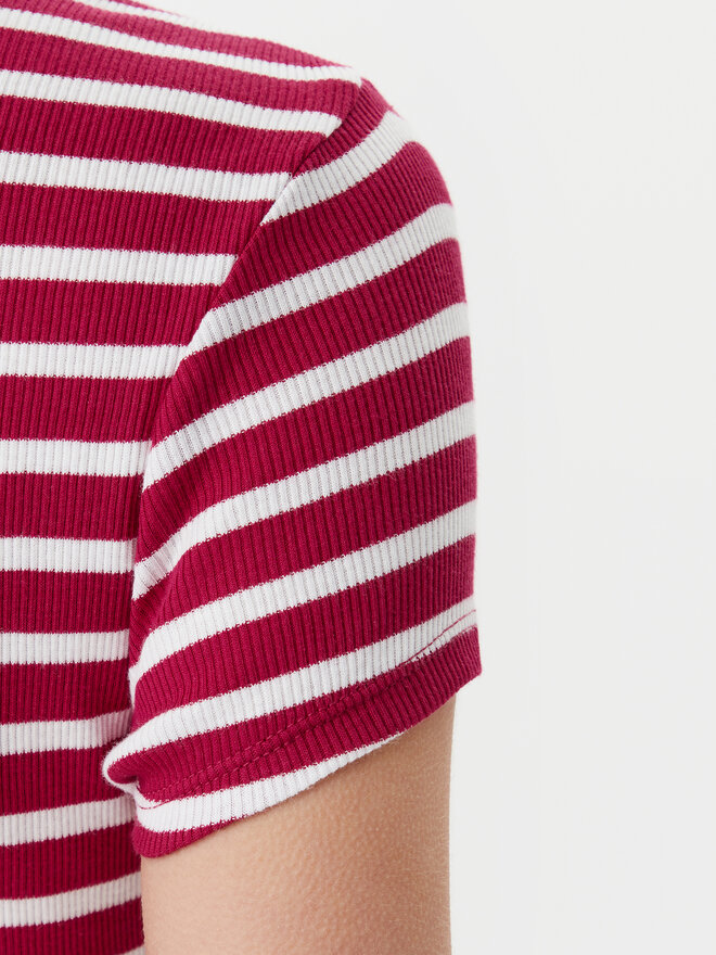 Tommy Jeans Tommy Jeans Camiseta DW0DW19502 Rosa Slim Fit