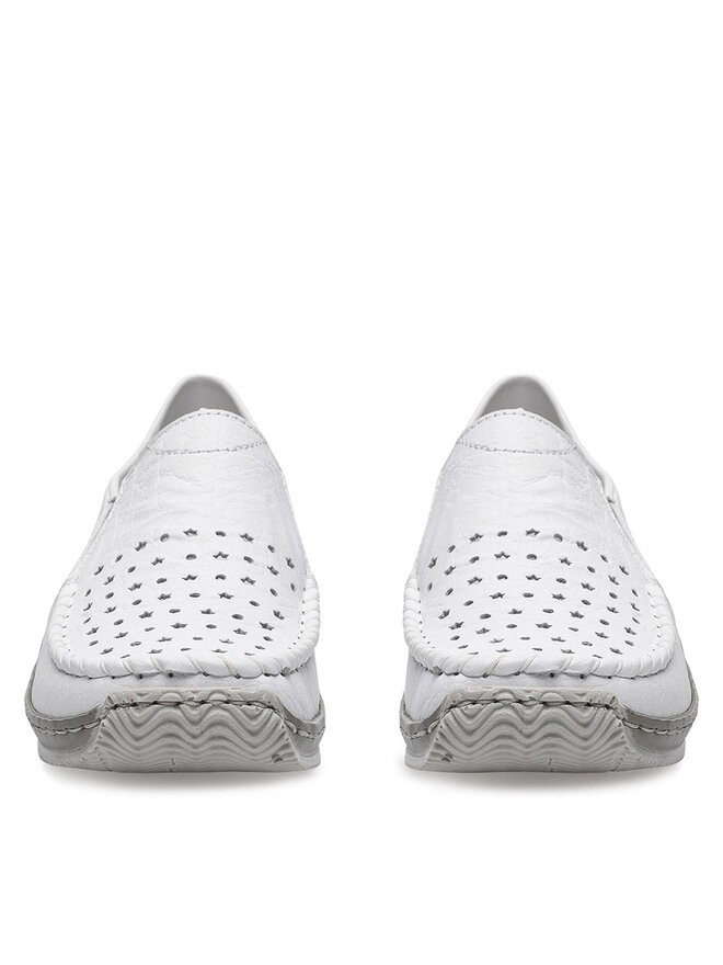 Rieker Mocassini Rieker L1765-80 Bianco