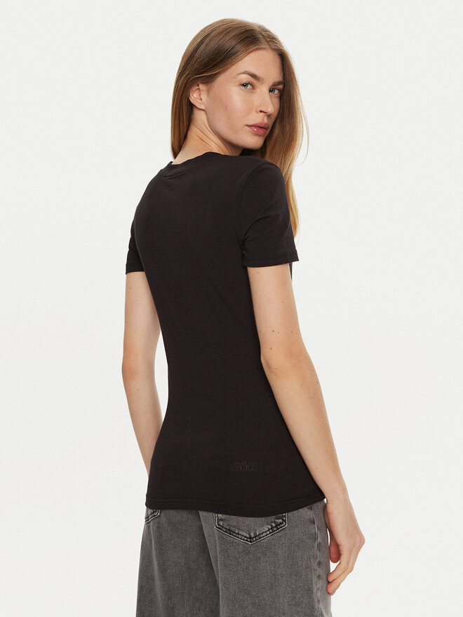 Versace Jeans Couture Versace Jeans Couture Camiseta 77HAHL01 Negro Regular Fit