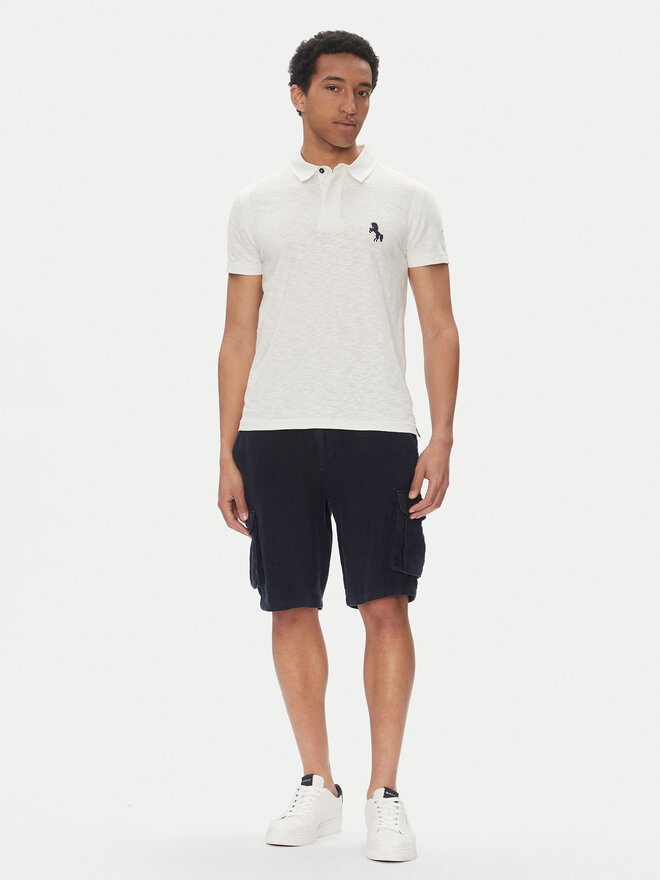 Aeronautica Militare Aeronautica Militare Polo majica 251PO1857J680 Bela Regular Fit