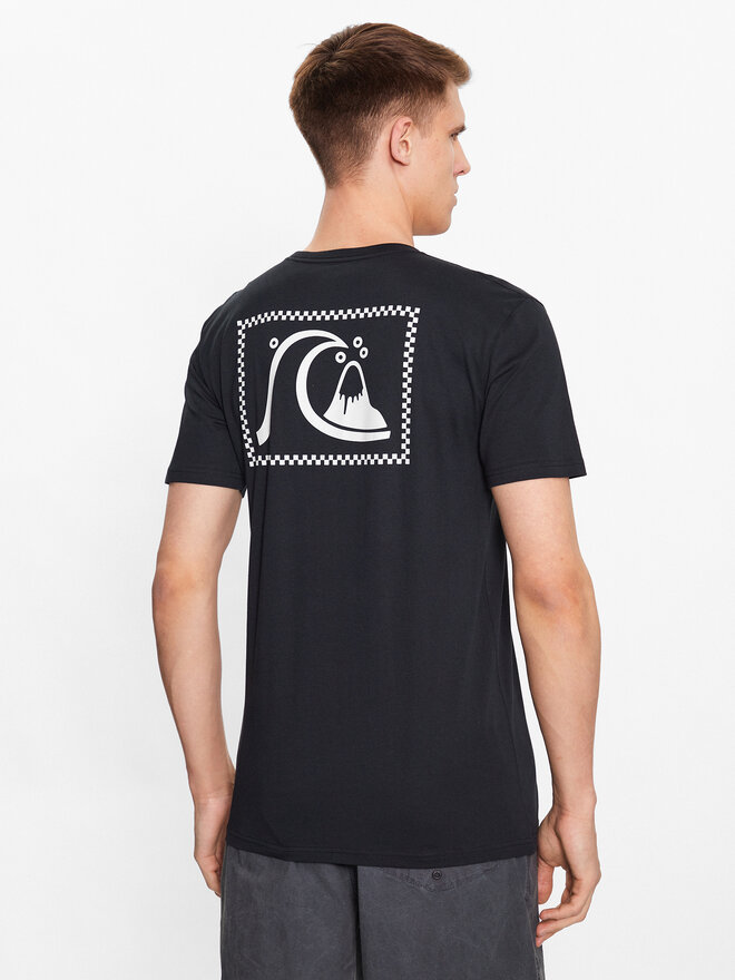 Quiksilver Quiksilver Marškinėliai The Original EQYZT07239 Juoda Regular Fit