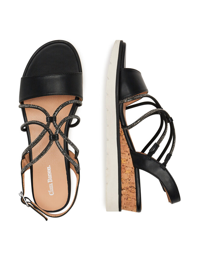 Clara Barson Sandales Clara Barson WS6306-02 Melns