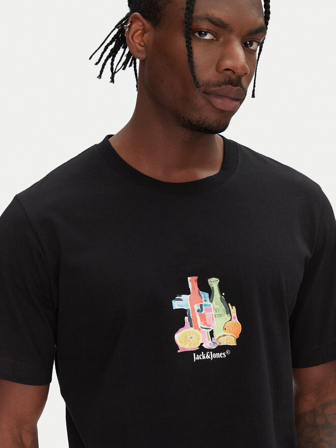 Jack&Jones Jack&Jones T-shirt Varenna 12273162 Crna Regular Fit