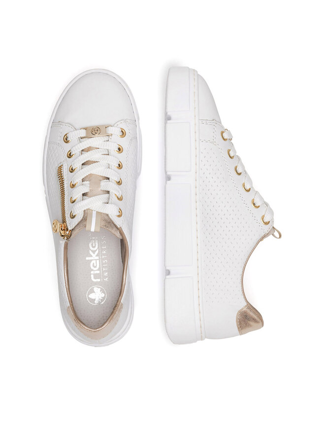 Rieker Sneakersy Rieker N5932-80 Bílá