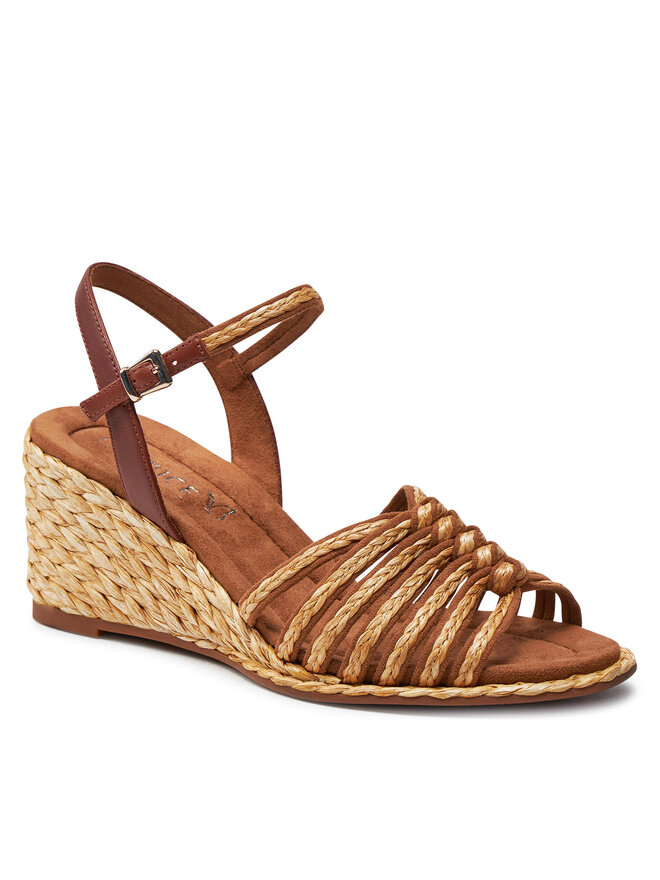 Caprice Espadrilky Caprice 9-28304-42 Hnědá