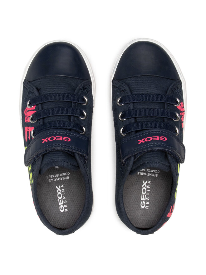 Geox Sneakers aus Stoff Geox J Gisli G. E J154NE 000AW C4058 M Dunkelblau