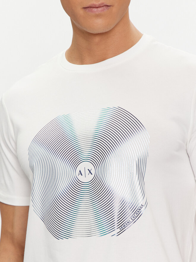 Armani Exchange Armani Exchange Camiseta 3DZTJK ZJE6Z 1116 Blanco Regular Fit