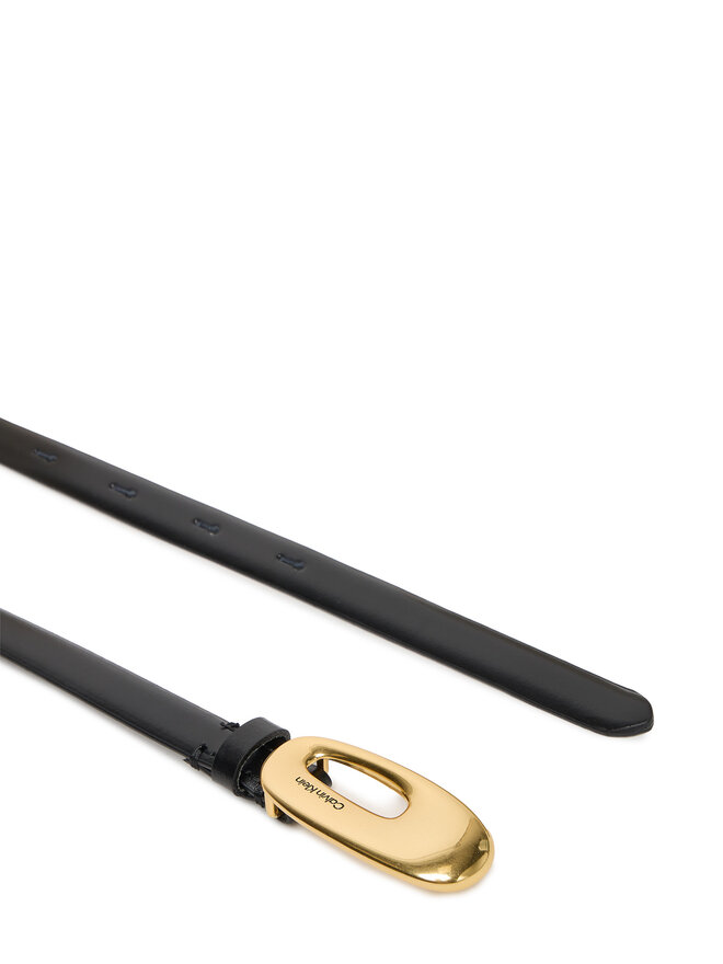 Calvin Klein Ζώνη Γυναικεία Calvin Klein Elongated Chucnhy Buckle 15Mm LV04F7022G Μαύρο