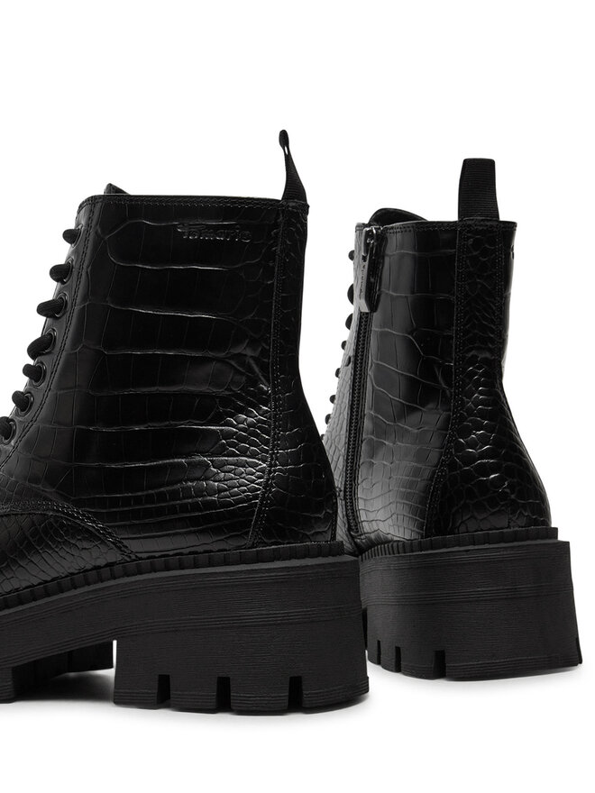 Tamaris Schnürschuhe Tamaris 1-25286-41 Schwarz