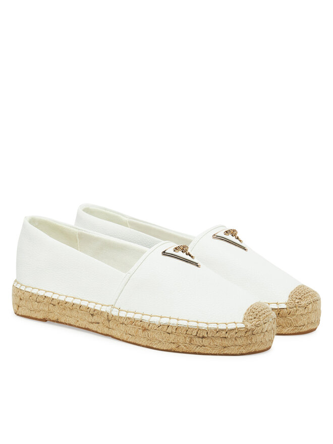 Guess Espadryle Guess FLJLND LEA14 Biały