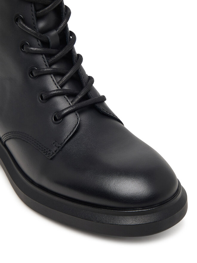 Calvin Klein Schnürschuhe Calvin Klein Sporty Boot Lace Up Lth HW0HW03188 Schwarz