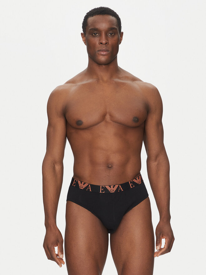 Emporio Armani Underwear Emporio Armani Underwear Σετ σλιπ 3 τμχ. EM000258 AF10778 MC061 Μαύρο