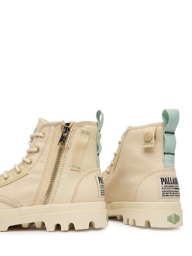 Palladium Schnürstiefeletten Palladium Pampadetroitzip Su 94612-280-M Beige