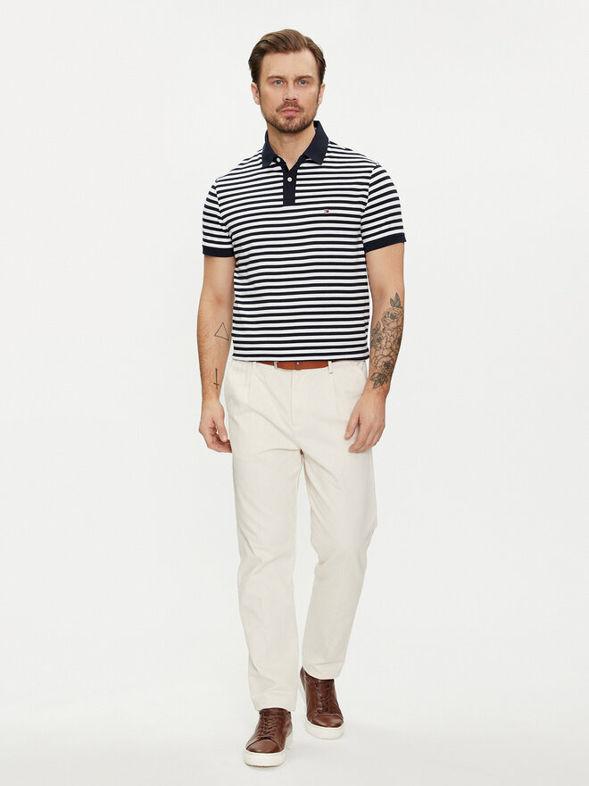 Tommy Hilfiger Tommy Hilfiger Polo marškinėliai 1985 MW0MW17770 Tamsiai mėlyna Regular Fit