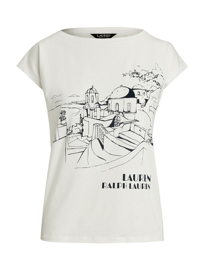 LAUREN RALPH LAUREN LAUREN RALPH LAUREN Camiseta 200971072002 Blanco Relaxed Fit