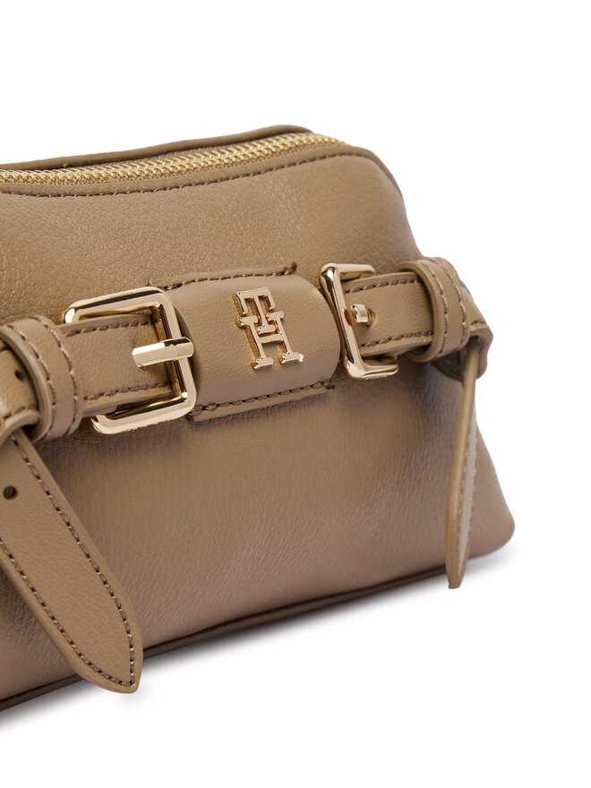 Tommy Hilfiger Handtasche Tommy Hilfiger Th Buckle  AW0AW19511 Beige
