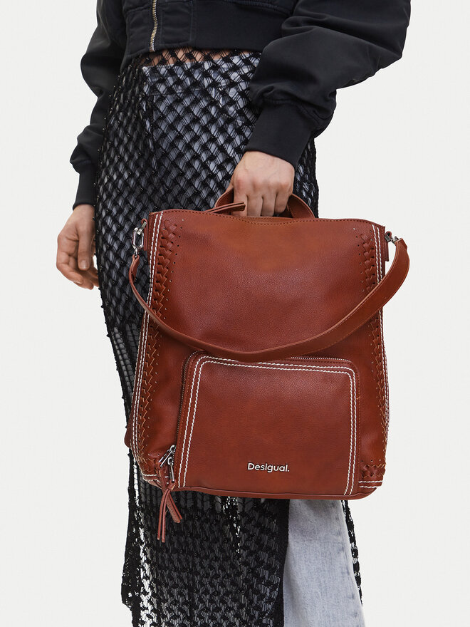 Desigual Rucksack Desigual Trama Pretoria 25SAKP21 Braun